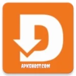 Ilustração de uma TV com barra de endereço e botão de download, ao lado do texto “Downloader by AFTVnews: instalação, uso e segurança”